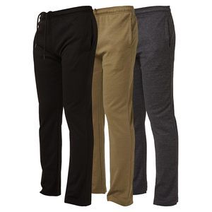 NEW Ultra Performance 3 Pack Mens Sweatpants, Wide Leg Open Bottom Lounge Sweat